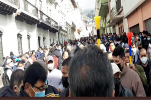 Ecuador, taxistas, protesta, plataforma, digitales, transporte