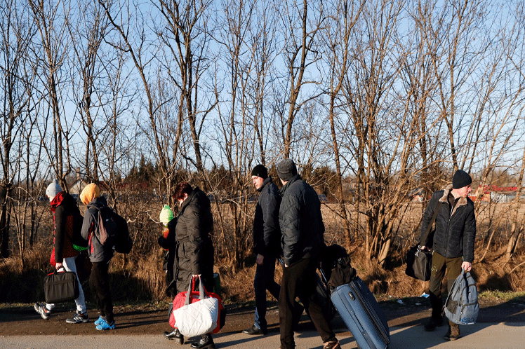 Ucrania, refugiados, aumento