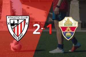 Athletic Club de Bilbao vs Elche, 2 X 1