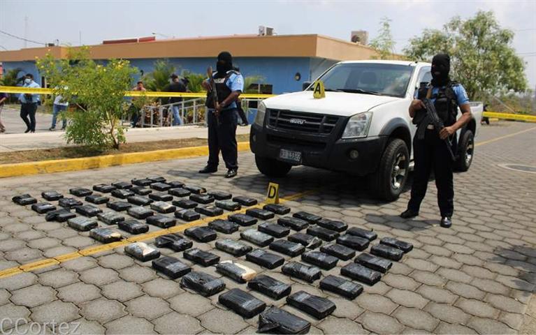 policia-de-nicaragua-incauto-77-kilogramos-de-cocaina