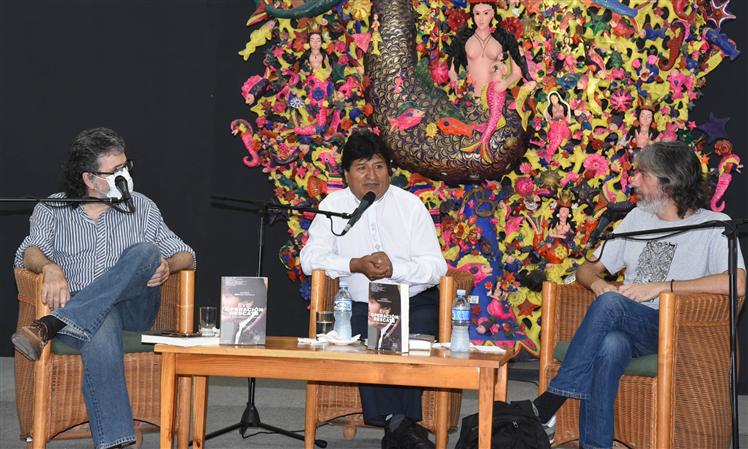 Evo Morales, Cuba, presentación, libro