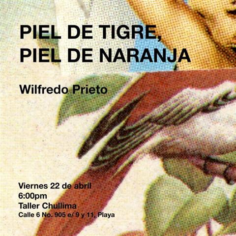 Exposición Piel de tigre, piel de naranja de Wilfredo Prieto