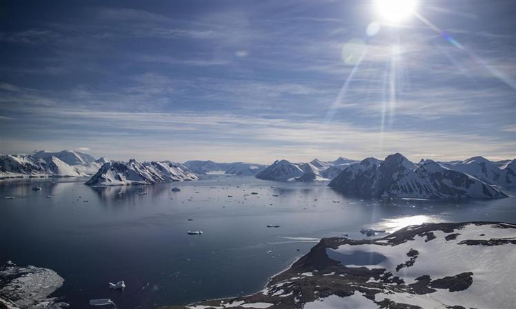 Radiación solar-Antártica