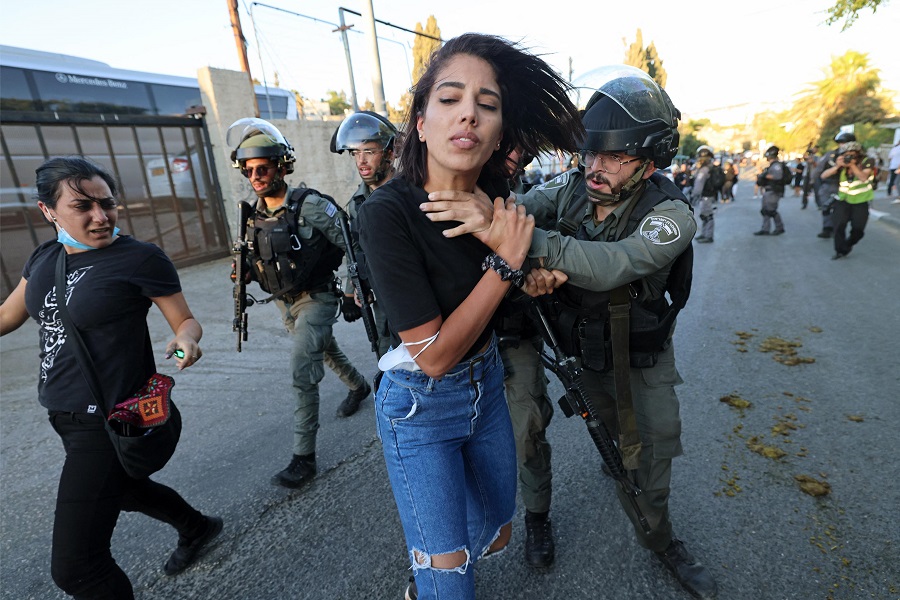 arresto de palestinos por Israel