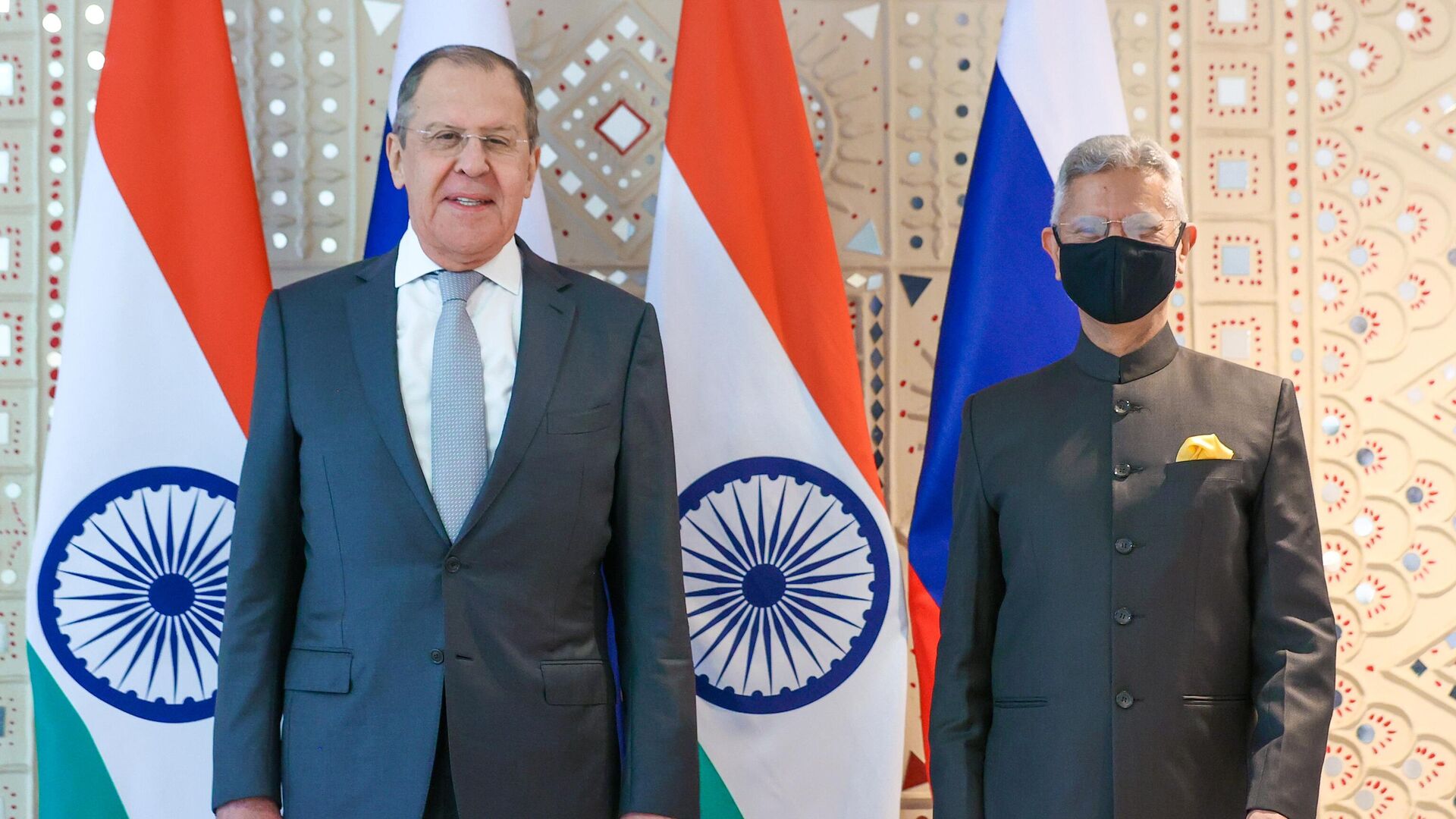 cancilleres de India y Rusia