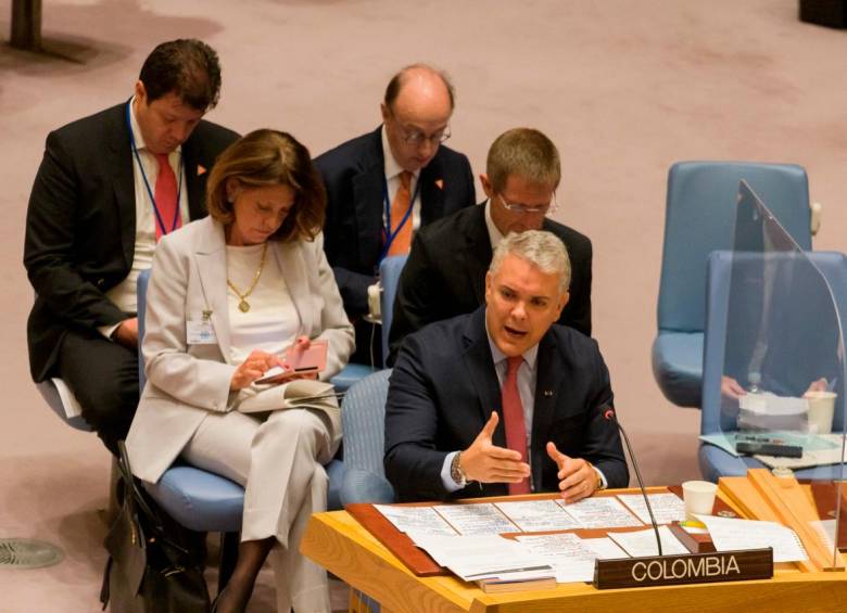 discurso de Duque en Consejo Seguridad ONU