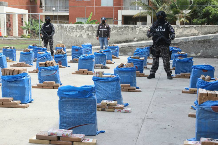 Ecuador, droga, decomiso