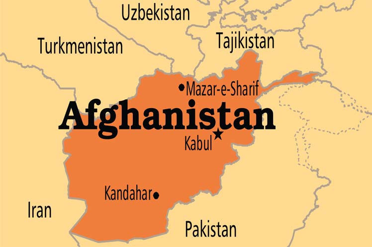 Afganistán mapa