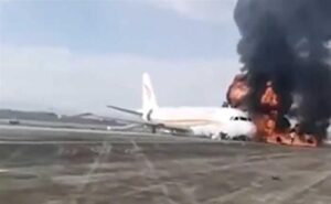 mas-de-40-heridos-durante-incendio-de-avion-enchina