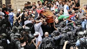 Israel. ataque, funeral, periodista, palestina