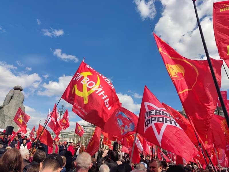 Rusia celebra Día de los Trabajadores luego de dos años de pandemia