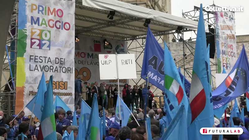 Reclaman en Italia paz y seguridad laboral en festejos por 1 de Mayo