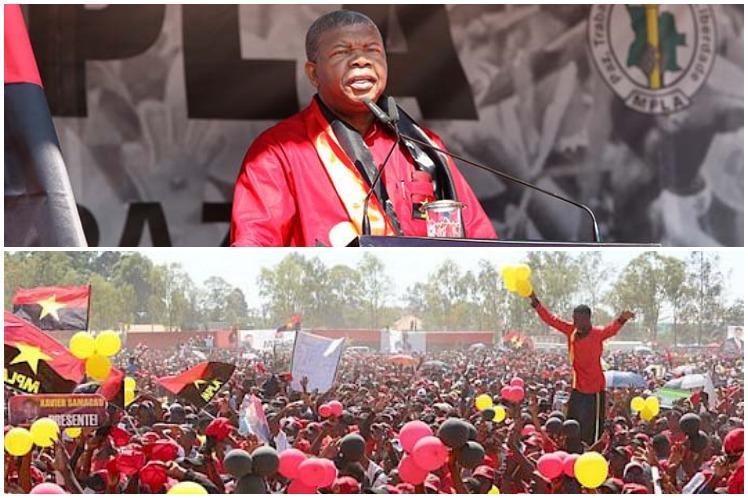Angola, MPLA; elecciones, apoyo