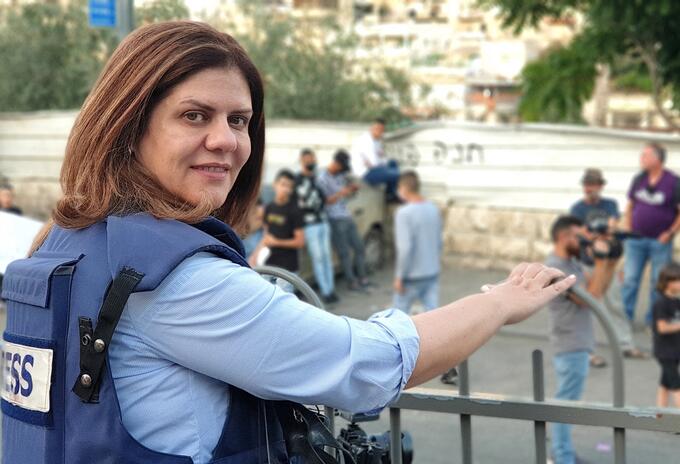 periiodista palestina asesinada por Israel