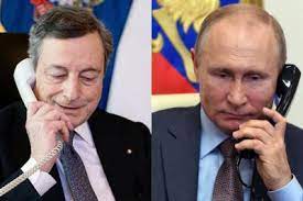 Putin, Mario Draghi, conversación, exportaciones, sanciones