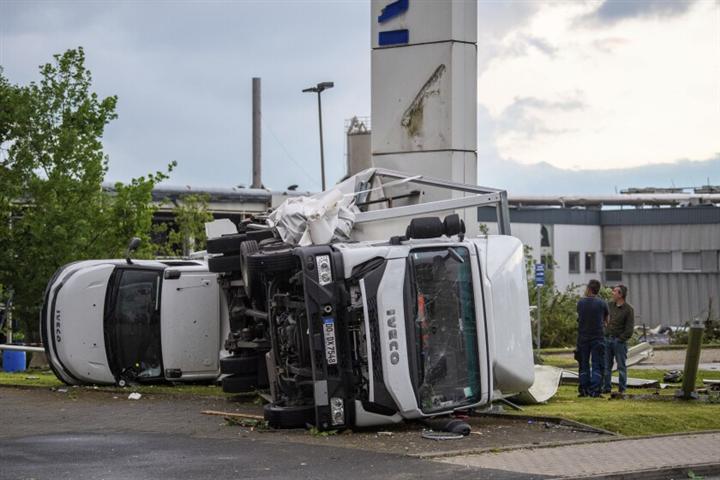 tornado en ciudades de Alemania