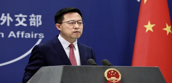 Zhao Lijian, vocero del Ministerio de Relaciones Exteriores