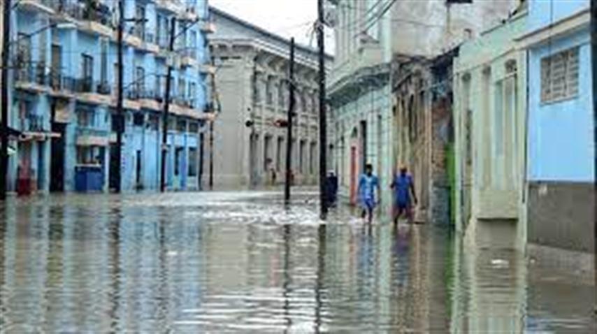 Lluvias intensas en Cuba