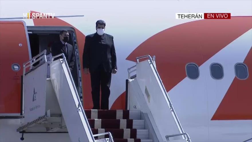 Maduro llega Irán