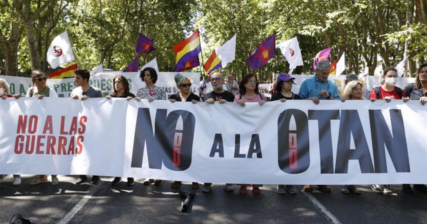 protestas-reguladas-anti-otan-en-madrid-y-cierre-de-cumbre