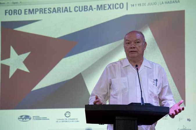 ministro cubano del Comercio Exterior y la Inversión Extranjera, Rodrigo Marmierca