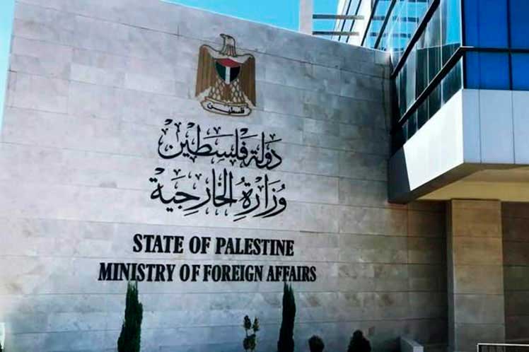 cancillería palestina