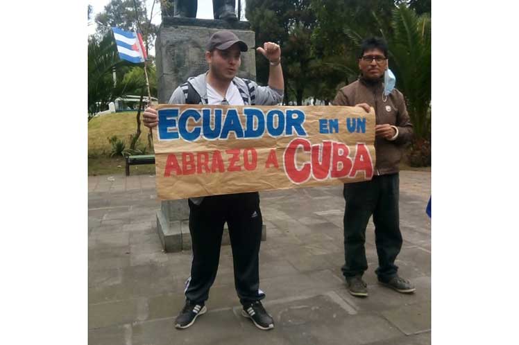 ciclistas bloqueo ecuador cuba 