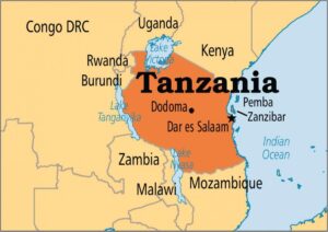 tanzania mapa