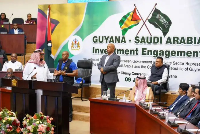 Guyana, ARabia Saudita, inversiones