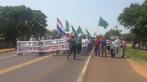 Paraguay, campesinos, protesta