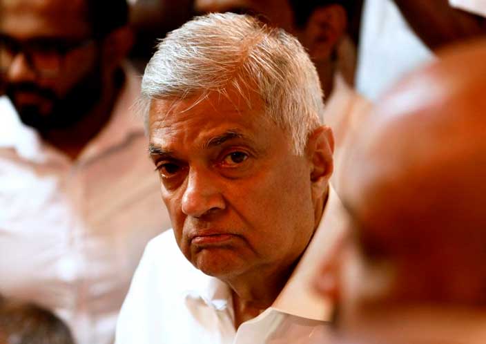 presidente-en-funciones-de-Sri-Lanka,-Ranil-Wickremesinghe