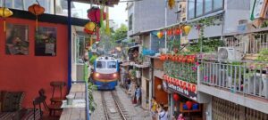 Calle del tren de Hanoi