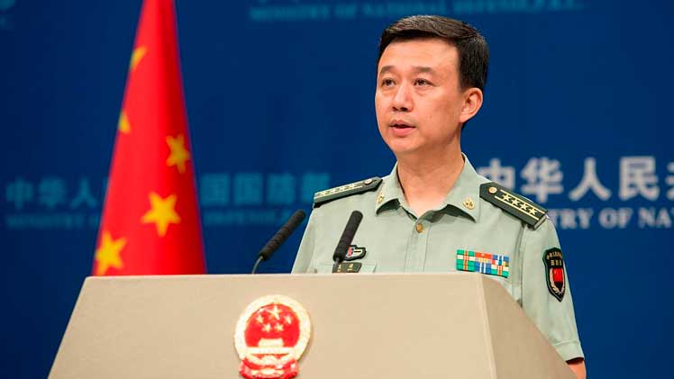 China-Wu-Qian,-vocero-del-Ministerio-de-Defensa