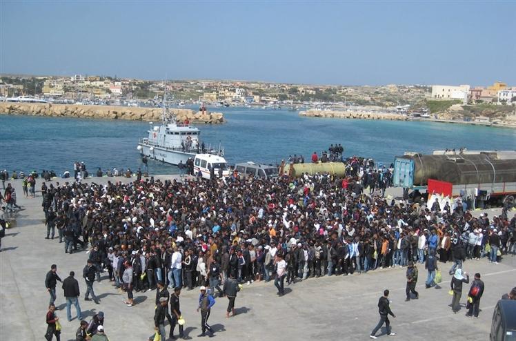 Lampedusa migrantes