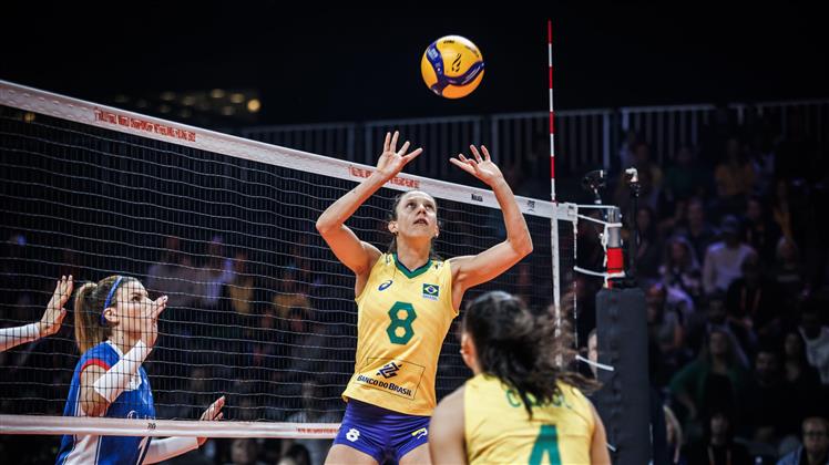 Brasil vs R. Checa voleibol femenino