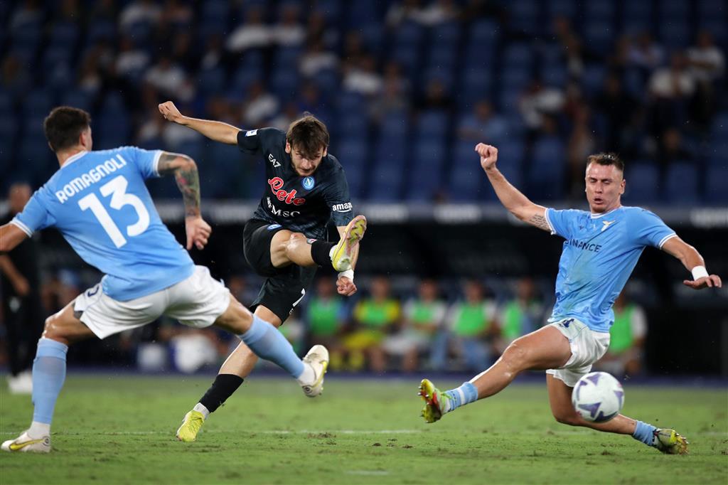 Napoli vs Lazio futbol serie A