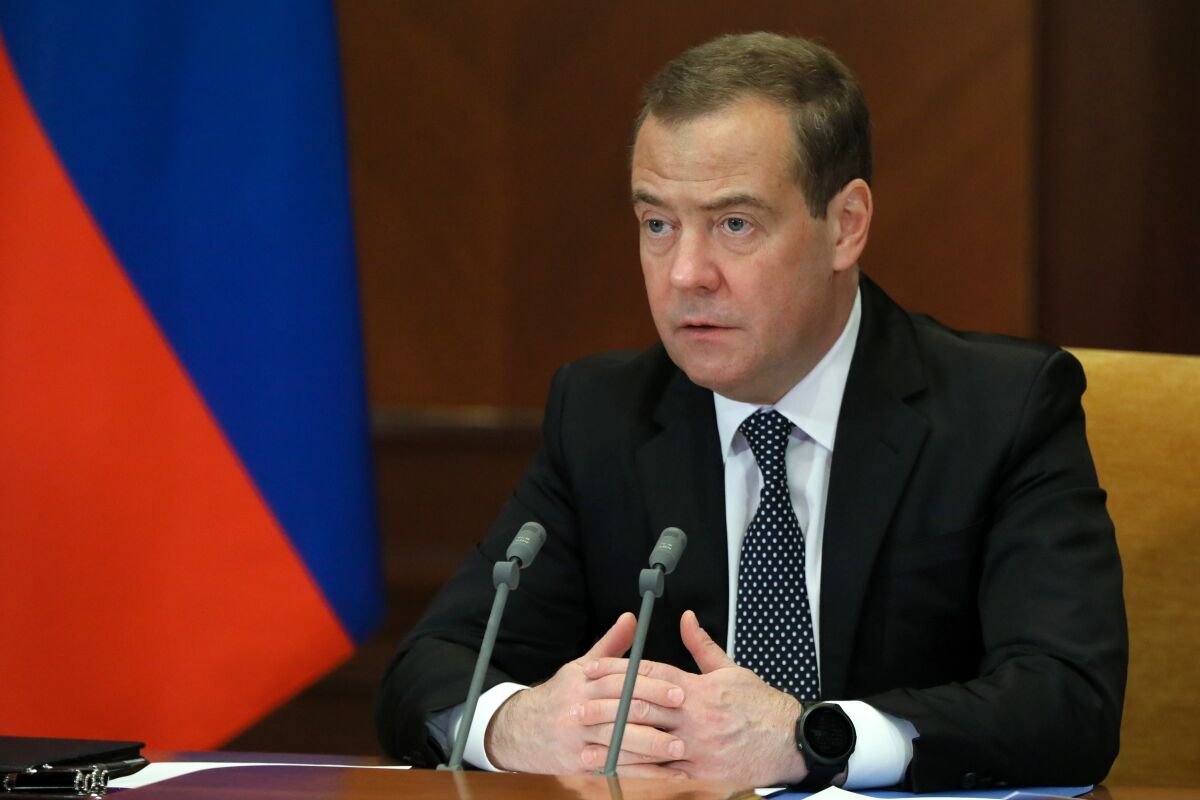 líder del partido, Dimitri Medvedev