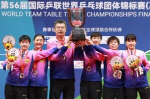 China tenis de mesa equipo femenino