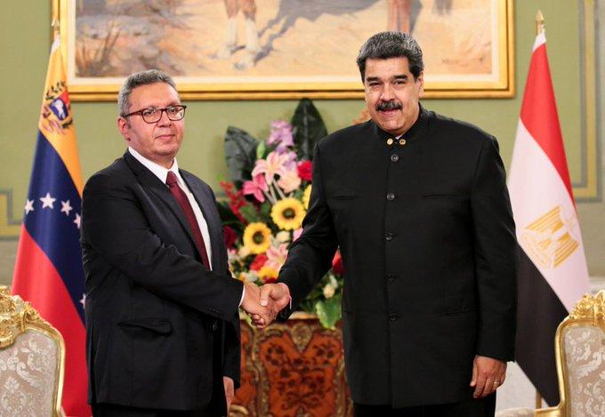 presidente-de-venezuela-recibio-a-nuevo-embajador-de-egipto