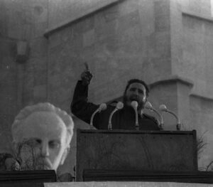 Fidel Castro Ruz en la II Declaracion de La Habana, el 4 de febrero de 1962