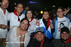 FOTO NICARAGUA CELBRACION TRAS ELECIONES