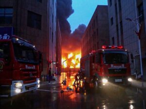 incendio fabrica china