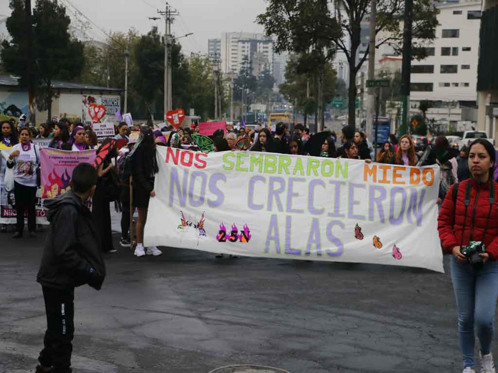 mujeres ecuador protesta violencia 