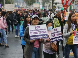 ecuador mujere violencia protesta