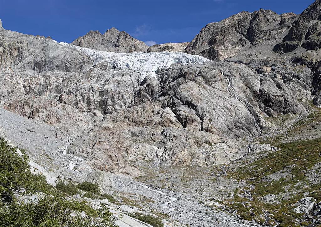 glaciares de los Alpes franceses