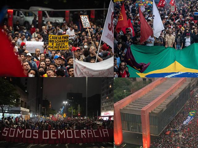 protestan-en-sao-paulo-contra-ataques-antidemocraticos-en-brasilia