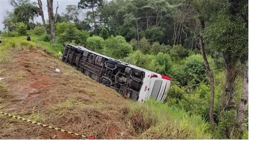 Siete muertos en accidente de omnibus en sur de Brasil