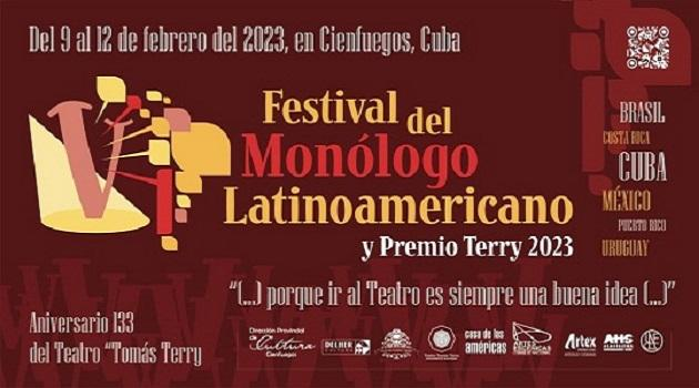 V el Festival del Monólogo Latinoamericano y Premio Terry