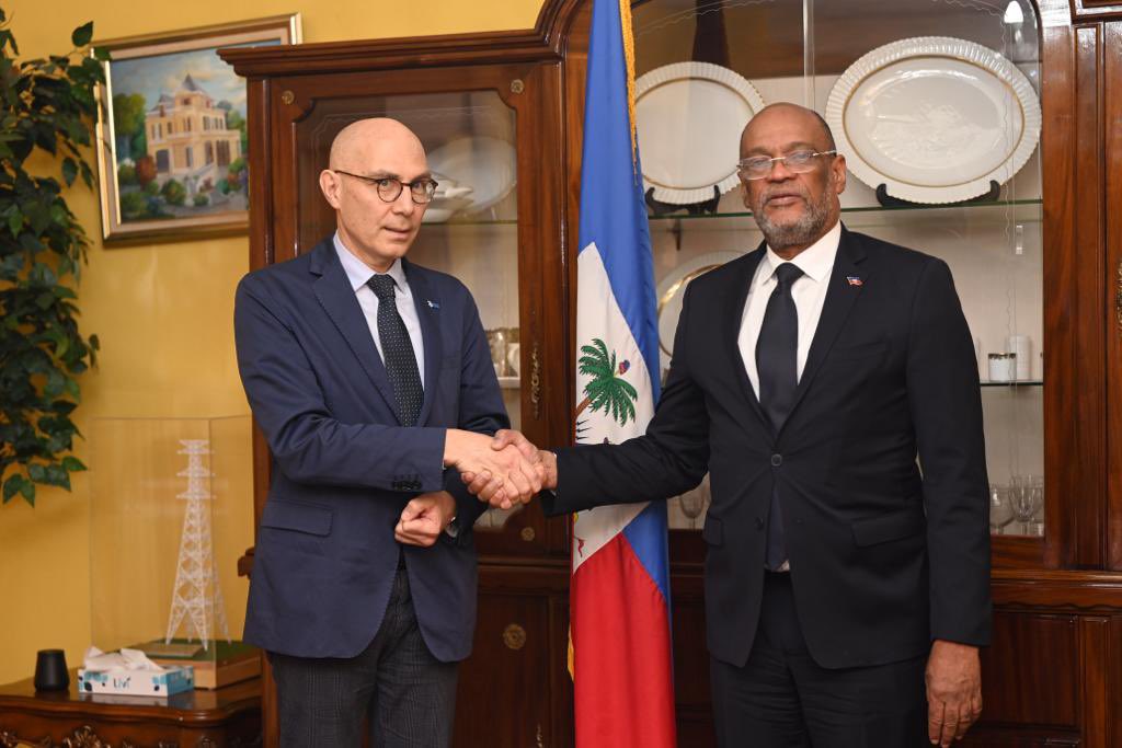 ministro haitiano recibe a Alto Comisionado