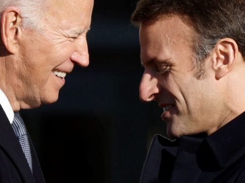 macron y biden